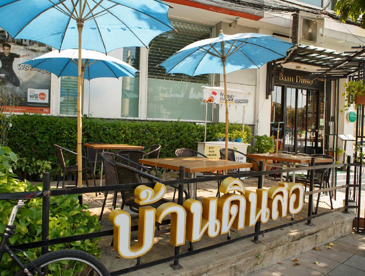 Baan Dinso Hostel@Ratchadamnoen Bangkok Exterior foto